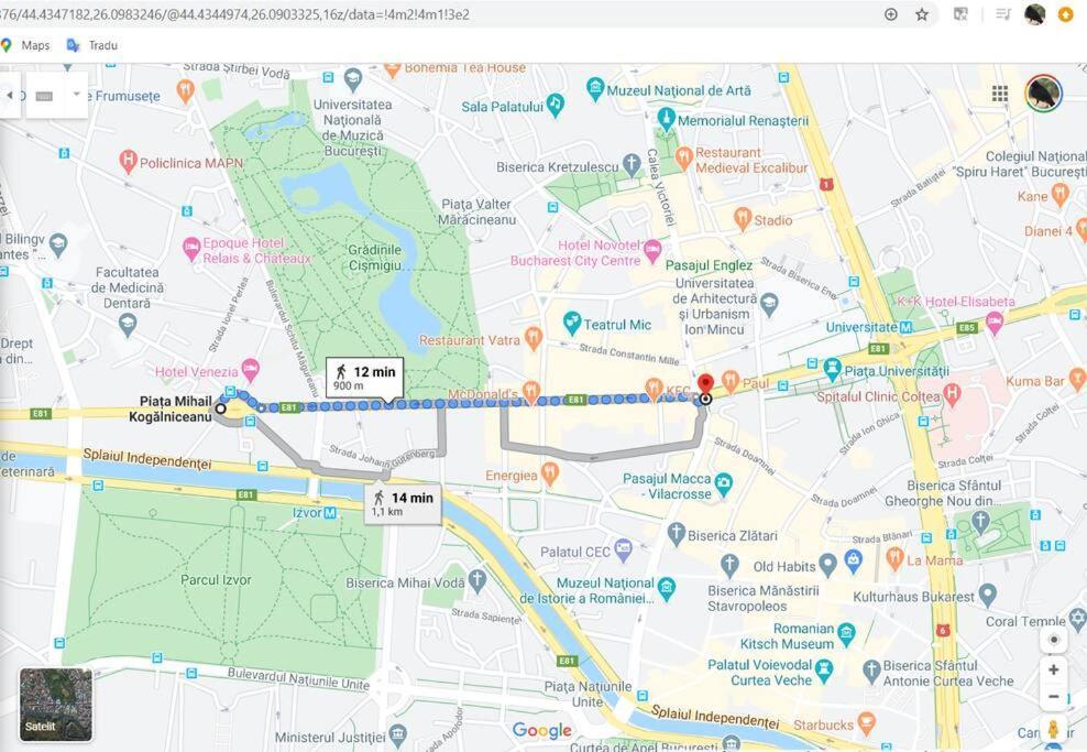 Newstudio & City Center I Balcony I Netflix Βουκουρέστι Εξωτερικό φωτογραφία